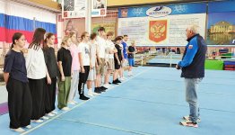 11 ноября 2025 г. сотрудники Центра тестирования ВФСК ГТО проводили мероприятие по оценке выполнения нормативов по гимнастическим видам .